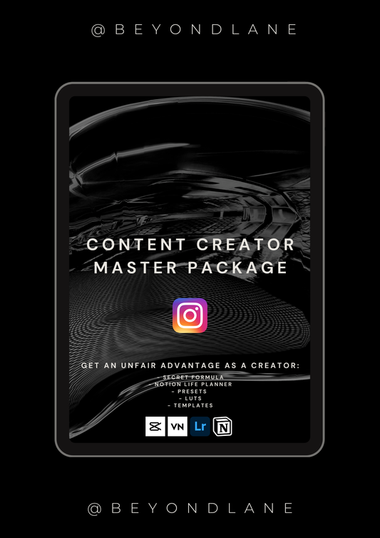 Content Creator Master Package Beyondlane
